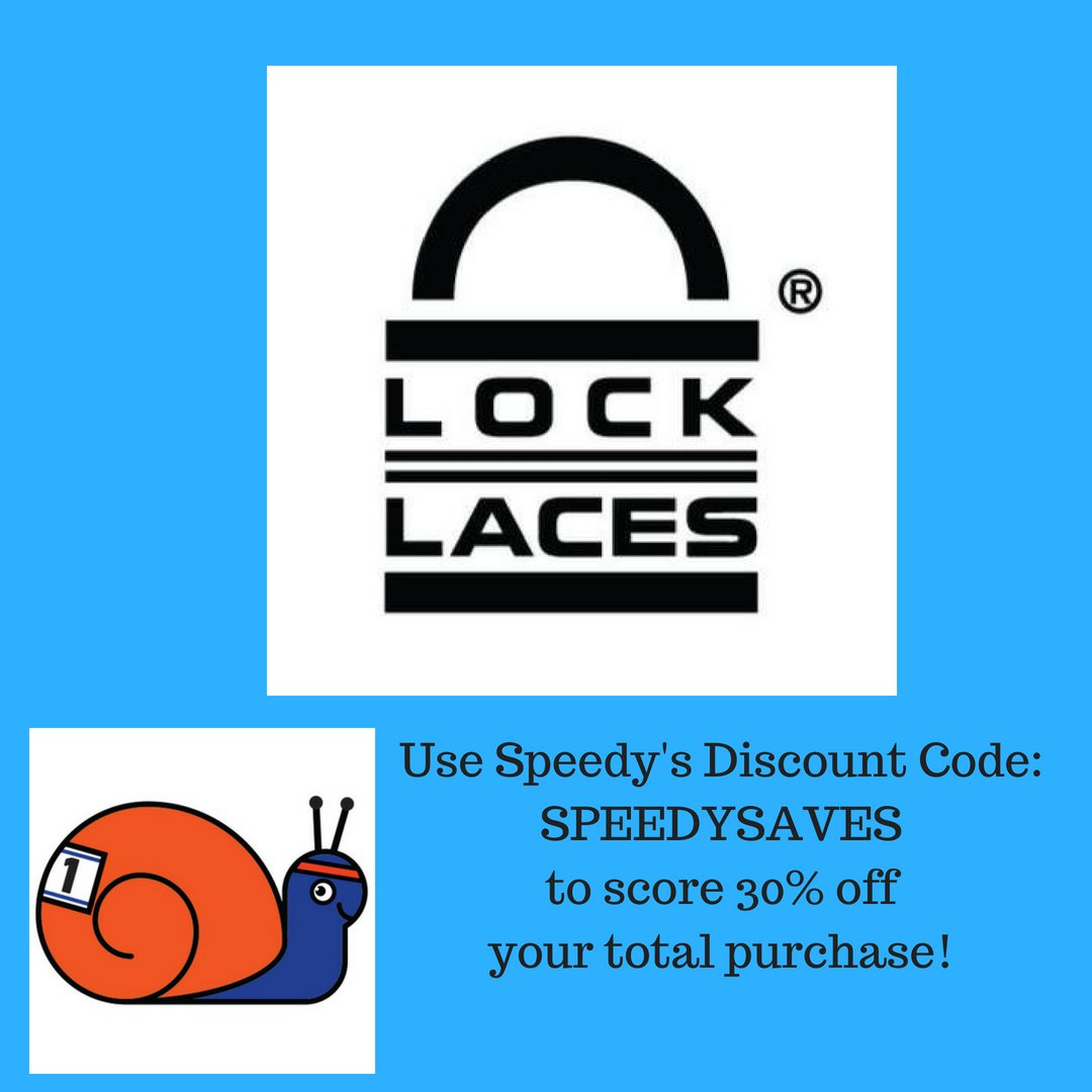 Tired of stopping to tie your shoe? Definitely check out <a href="/LockLaces/">LOCK LACES</a> the no-tie shoelace system They are awesome. Use Speedy's code SpeedySaves to score 30% off! #WinNeverTie locklaces.com #GoSpeedy