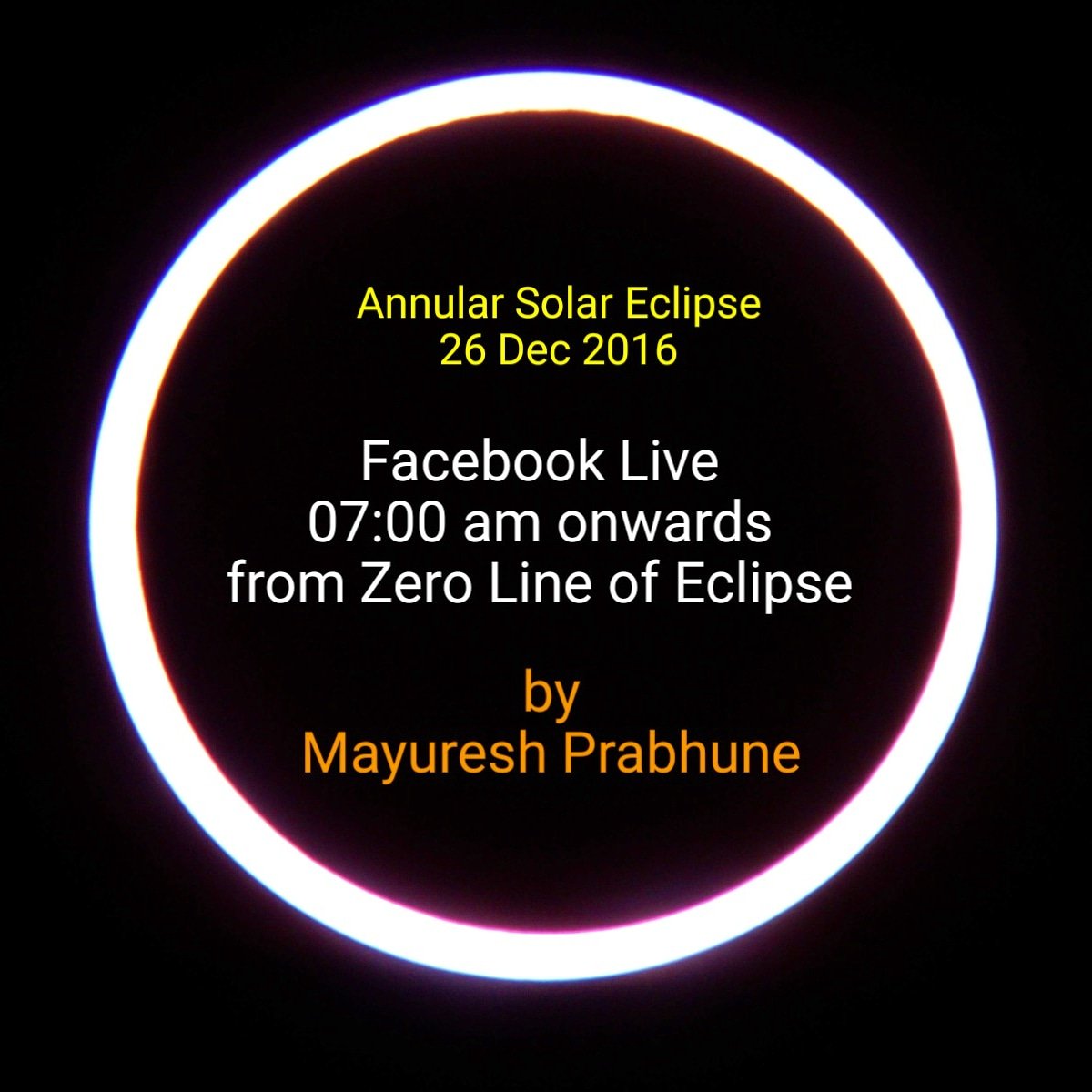 mayureshgp's tweet photo. #annularsolareclipse #solareclipse #solareclipselive #khagolvishwa #ccsresearch #sanshodhan #mayureshgp https://t.co/R48IewAsnj