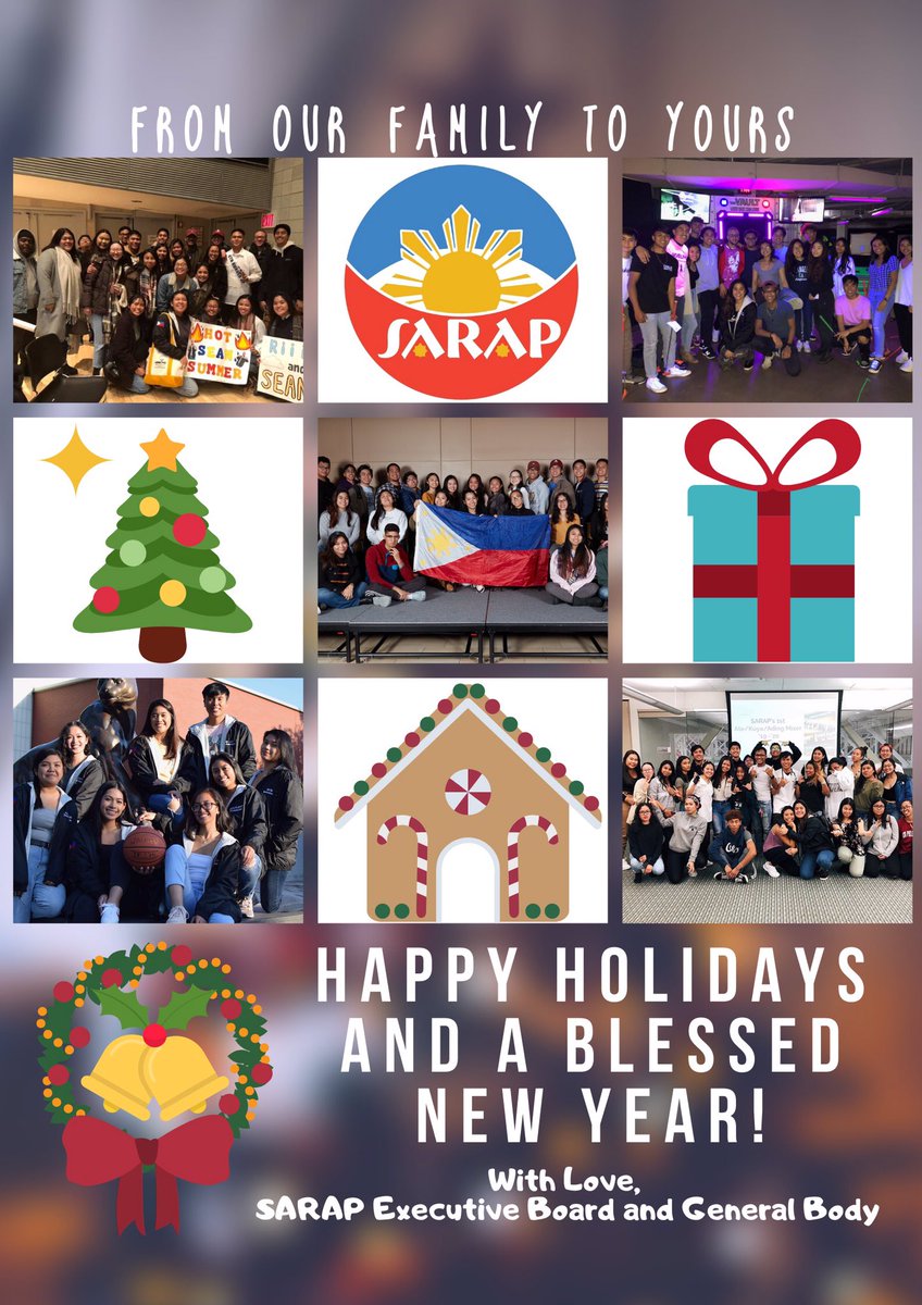 AU_SARAP's tweet photo. Maligayang Pasko! From our SARAPamilya to yours, we wish everyone a joyful holiday and a blessed new year! 🎄🎁✨ https://t.co/HE15KAS30a