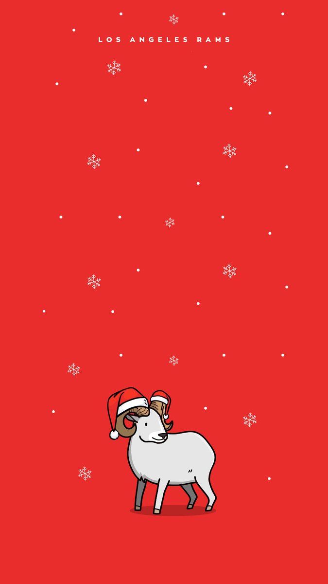 RamsNFL's tweet photo. 🐏 #MerryChristmas ! 

📲 #WallpaperWednesday https://t.co/Pw2zjSLDv4