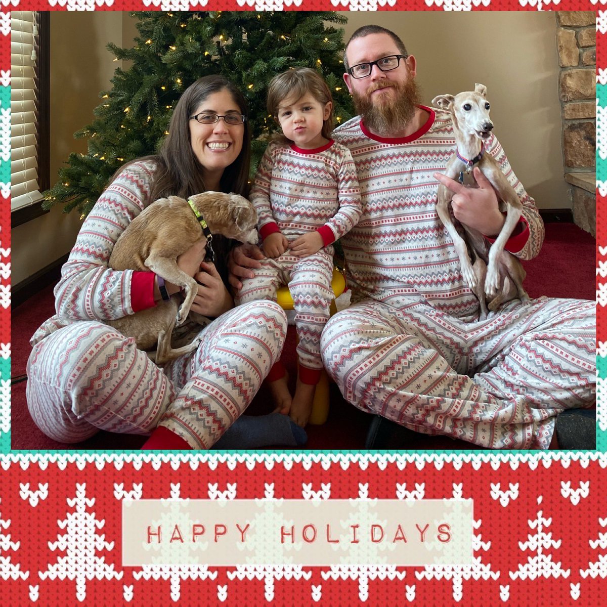 Happy holiday wishes from our family to yours! 
.
.
(This photo was made possible by cookies and dog treats)
.
.
#ComeRunWithUs #MerryChristmas #HappyKwanza #HappyHanukkah #HappyHolidays #FamilyPhoto keysports.net