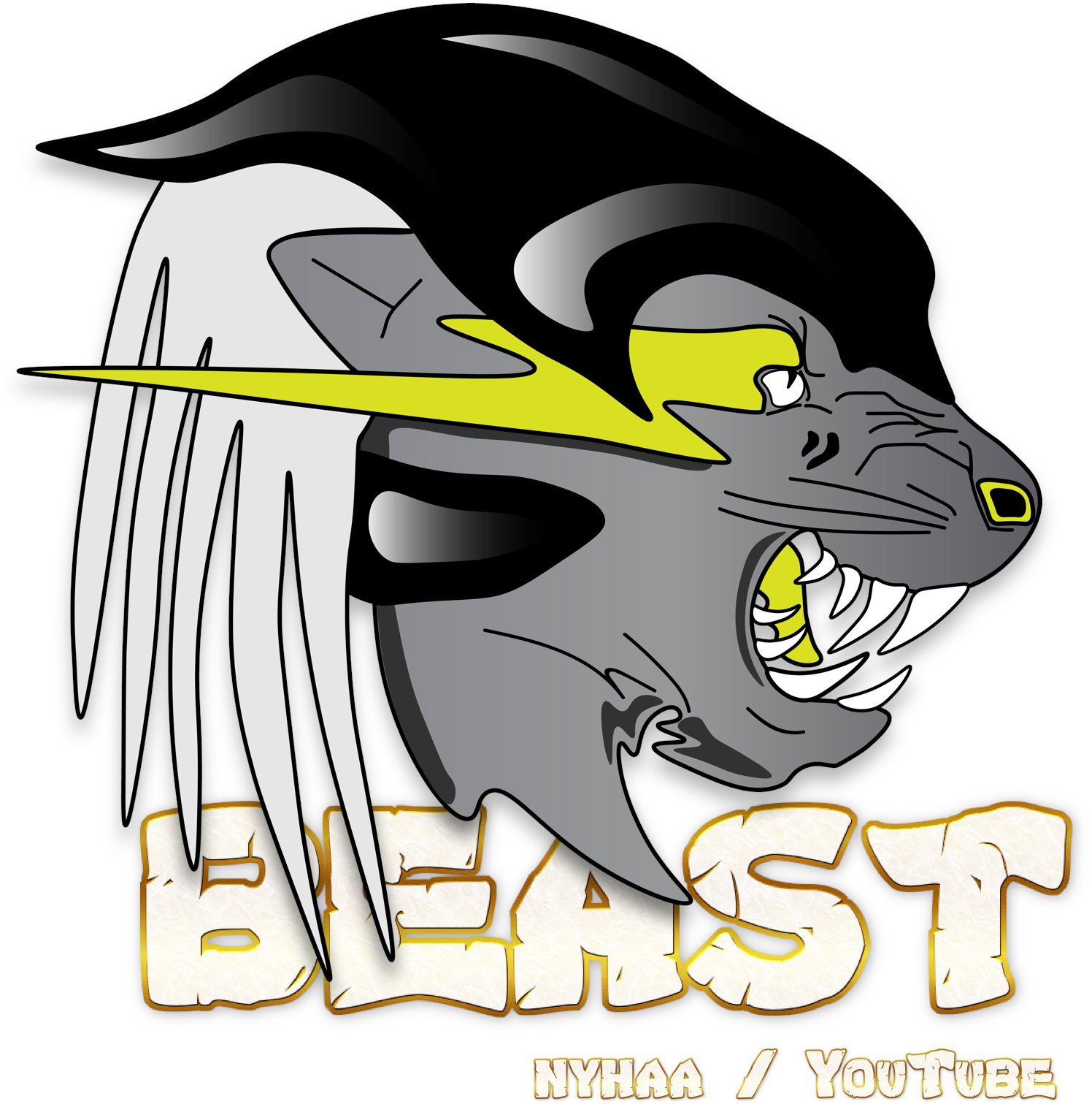 Beast Wolf E-sport logo design