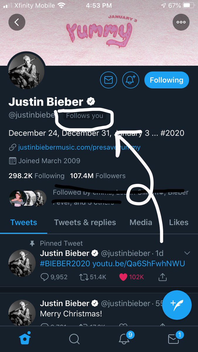 the BEST Christmas surprise EVER😱🤩💜 <a href="/justinbieber/">Justin Bieber</a> #adreamcometrue #thankyoujustin #yesicried #beliebersince2010 #justinforever #bieber2020