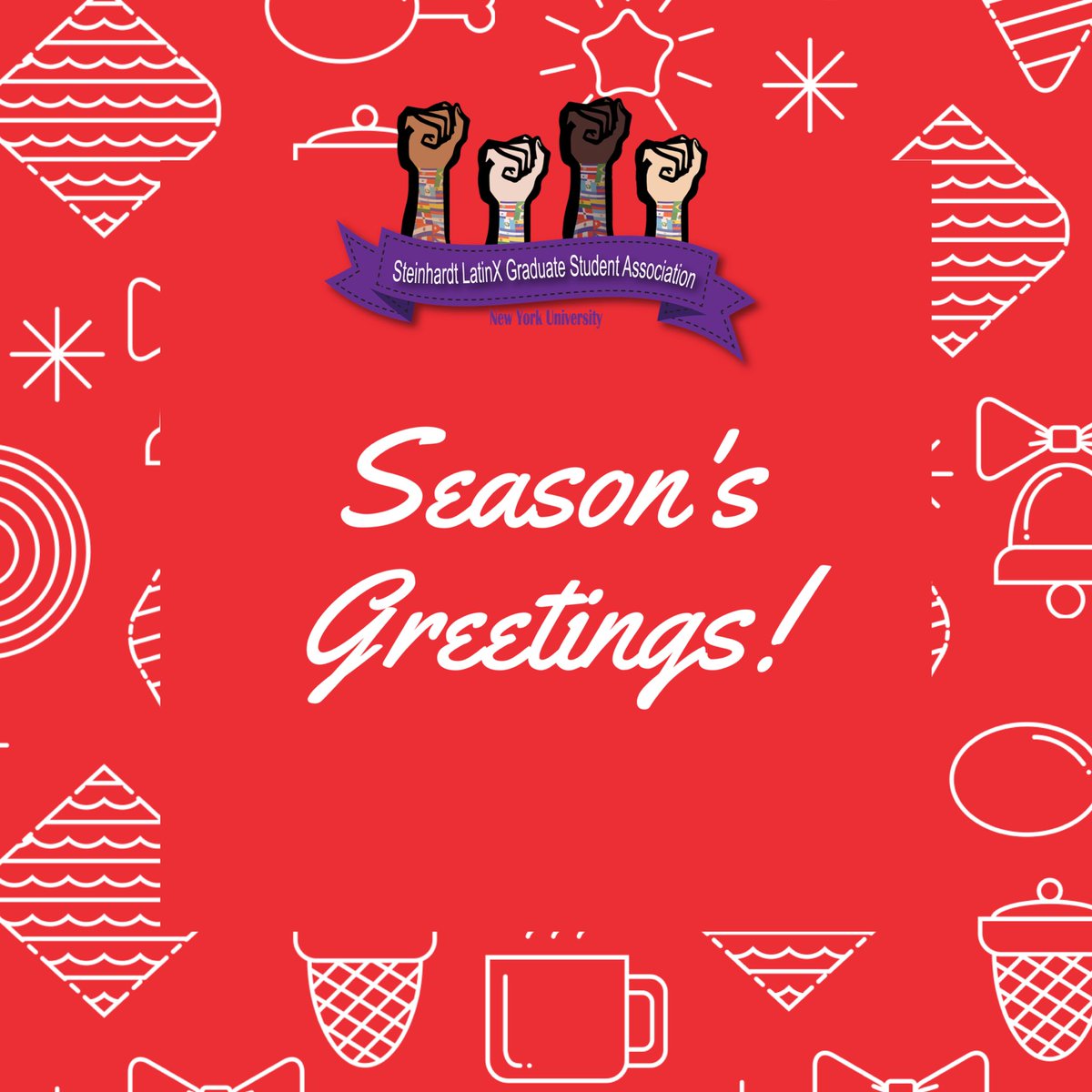 SLGSA_NYU's tweet photo. We wish you happy holidays &amp; much blessings along with friends &amp; family !
.
.
.
.
#NYU #InstaNYU #NYUInsta #NewYorkUniversity #Holidays https://t.co/59SWlnIfSy