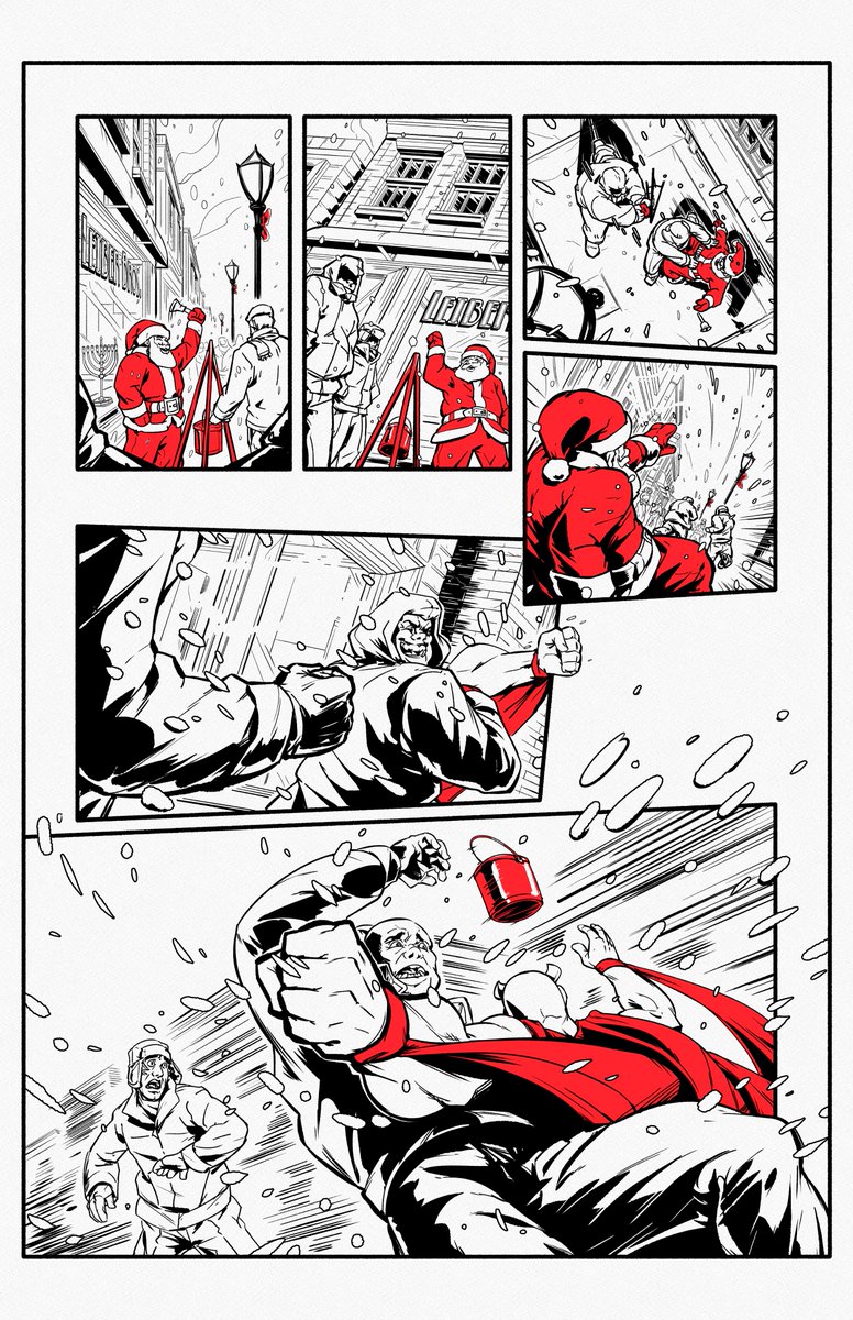 carlmorgans's tweet photo. Can't believe the year's almost over! Here's the first page of a Chanukah story I did with @Funnybook_City  about the #goldenagecomics #heroes The Owl and Owl Girl #MerryChristmas #HappyChanukah #HappyHanukkah #HappyHolidays https://t.co/eK72yjvId3