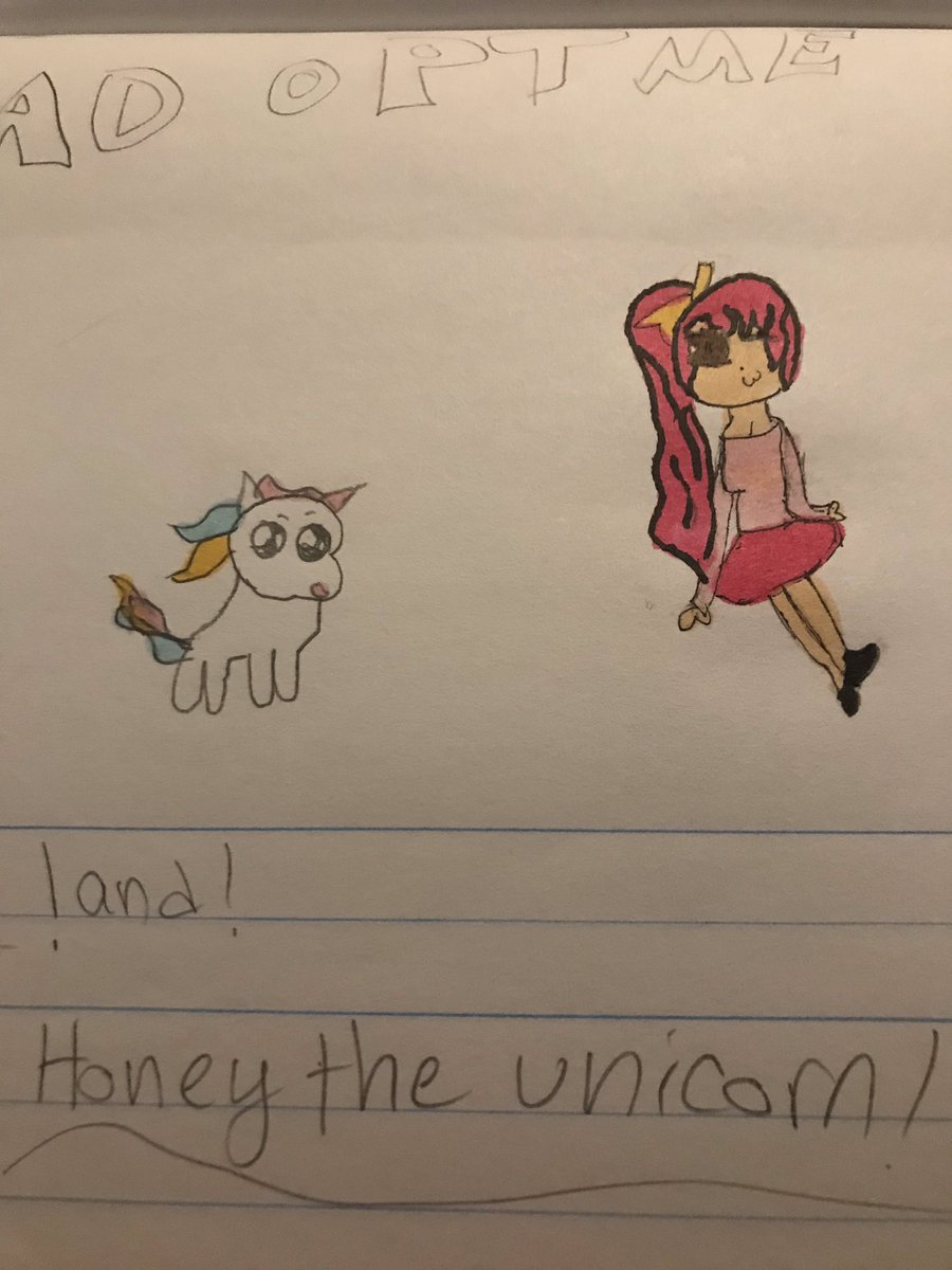 BSmutek's tweet photo. @MeganPlays @KatyGasdik @Koalatea_World @H0neyTheUnicorn My daughter is a big fan. She drew this for you. Merry Christmas! https://t.co/S7TJShvCba