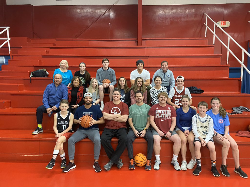 Annual Christmas basketball game at #SatelliteGym. #funtimes