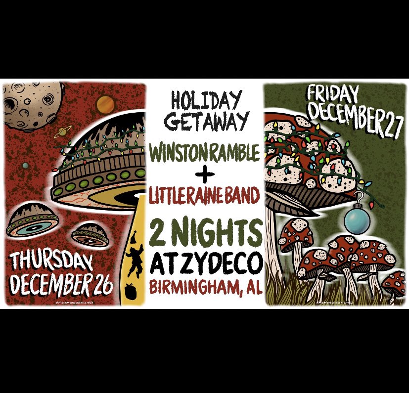 Bham, we start our 2-night run tomorrow night @Zydecobham with @WinstonRamble & @LittleRaineBand! Grab a presale ticket for just $8 or $15 for both nights (26th & 27th) for a chance to win a signed guitar! ticketweb.com/event/little-r…