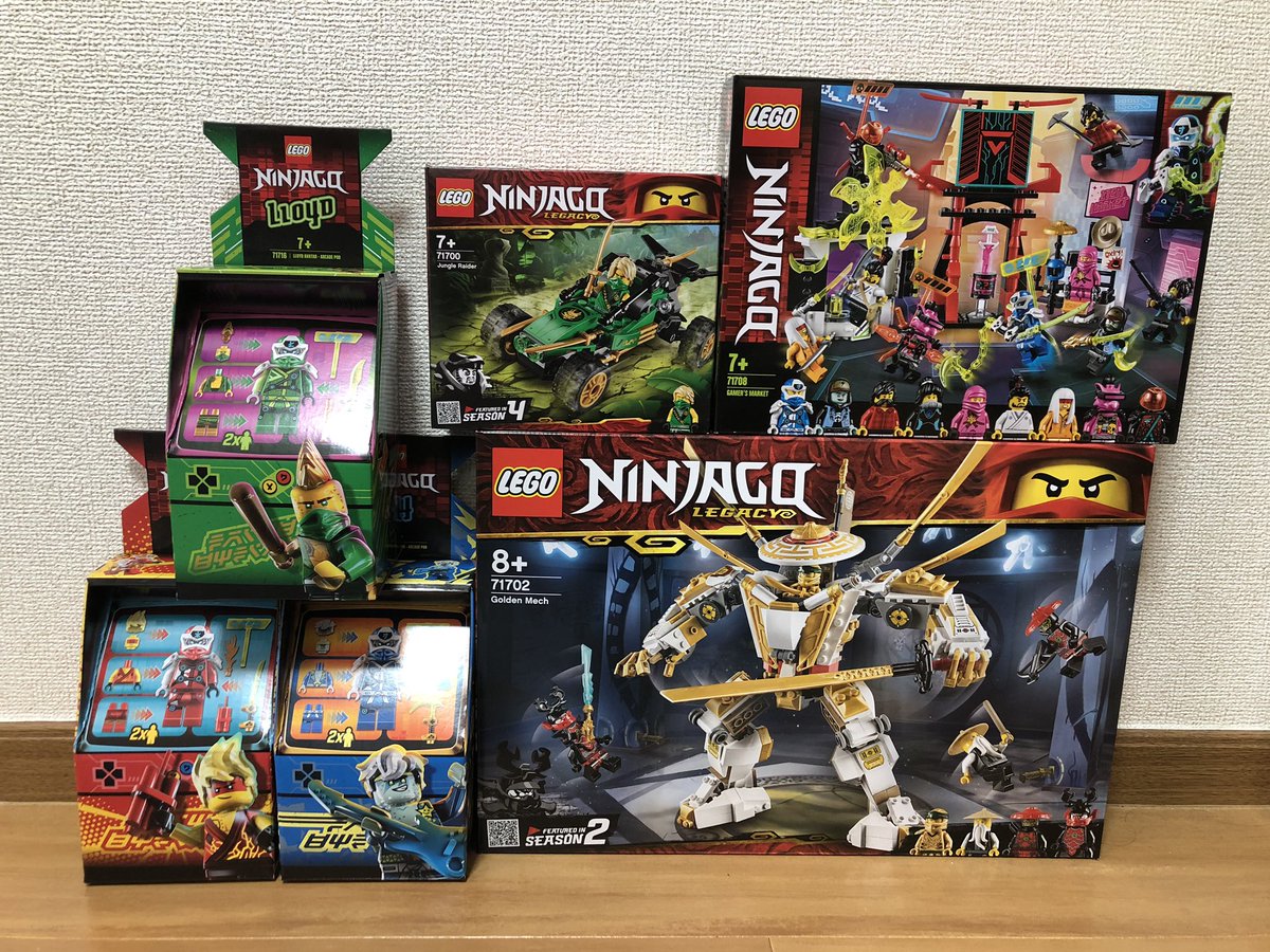 海野なまこ ゆるるふ神話シリーズ Legoニンジャゴーシーズン12とレガシーセットの発売日なので お店に行って来て幾つか購入しました