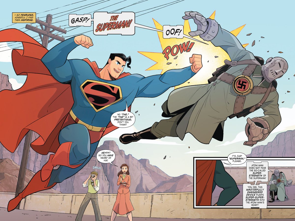 I wish Yang and Gurihiru has a Supes ongoing, cause Superman Smashes the Klan is one of my favorites in a long while. It's wholesome, gorgeous, and fun and has a vintage that DC seems to shy away from lately. 