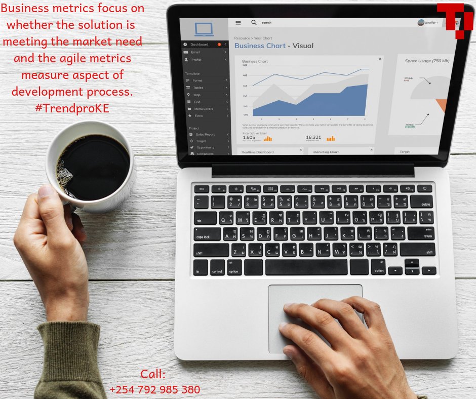 TrendPro_Kenya's tweet photo. Business metrics focus on whether the solution is  meeting the market need and the agile metrics measure aspect of development process. From https://t.co/F8bRMKZV12 #Technology #MobileDev #Android #Rails #Ruby #AppDev #Biz #Coding #DataScience #Development #Design #Management https://t.co/G1mgWKdURP