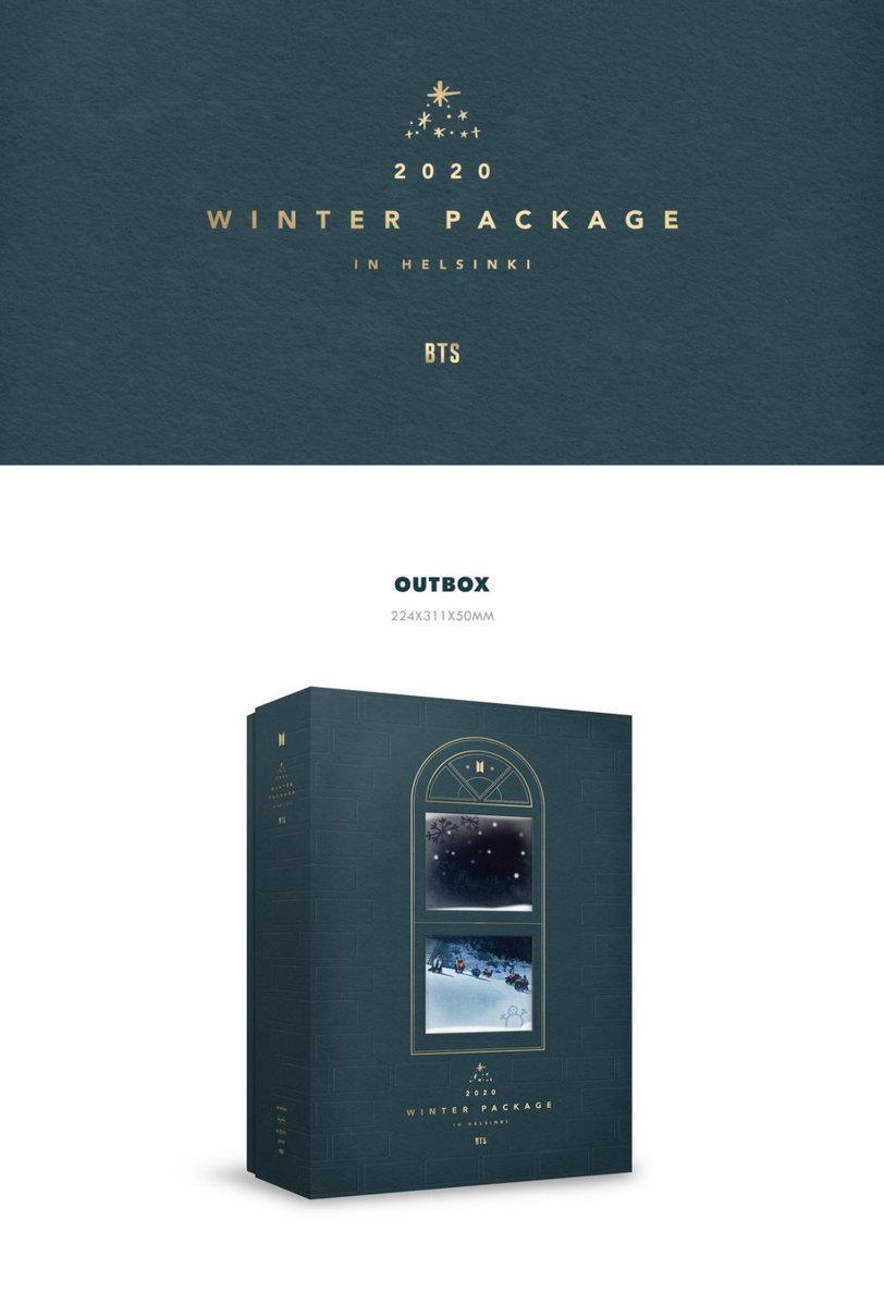 2020 #BTS WINTER PACKAGE Contents: -204p photobook -90min making