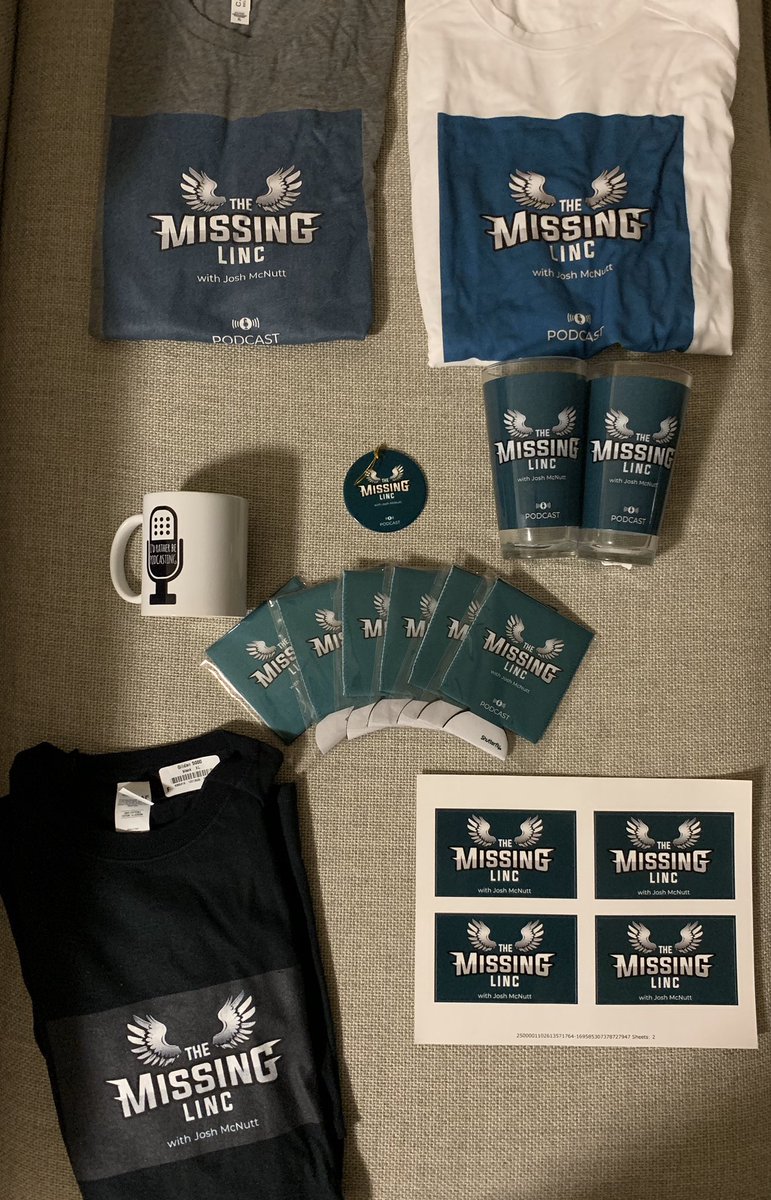 JoshMcNutt24's tweet photo. Family really went all out with #TheMissingLinc swag this year 😂 I hope everyone’s day was filled with @Eagles gear and love #FlyEaglesFly https://t.co/oWHiD6YED5