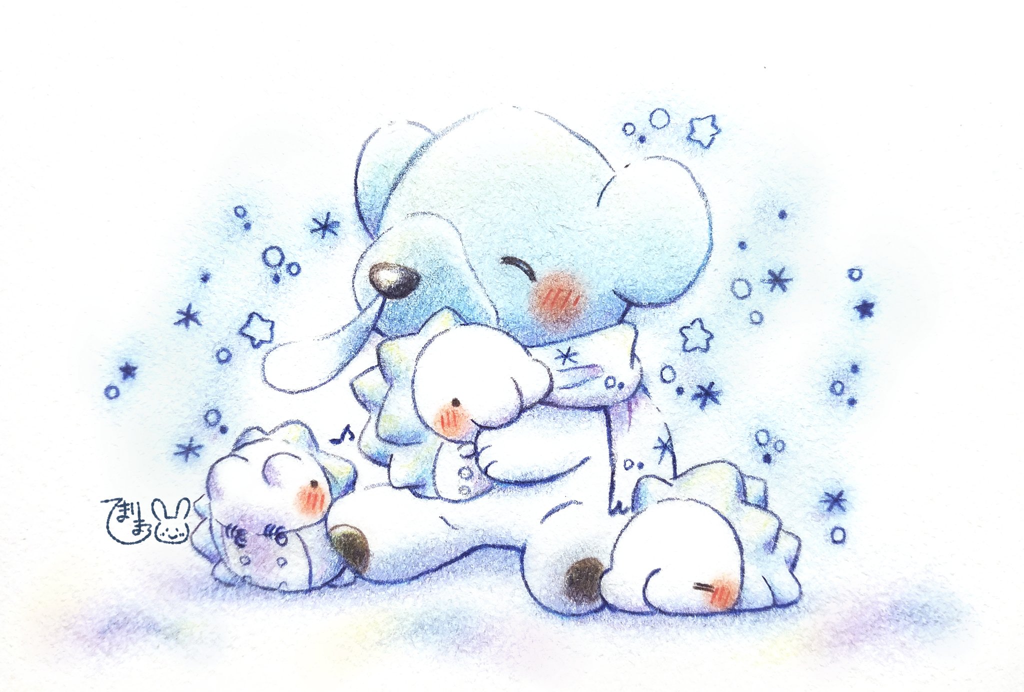 てまりまろ ユキハミちゃんとクマシュンちゃん T Co 7jtchvdjwf Twitter