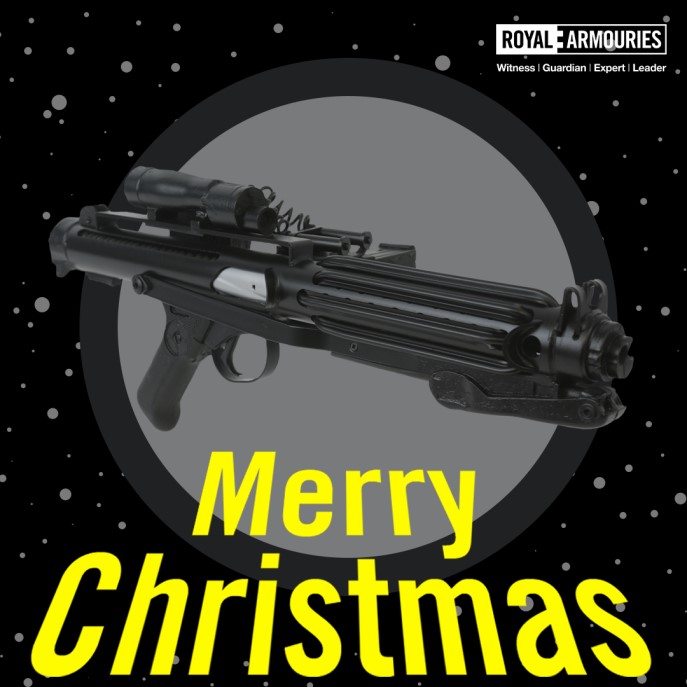 Fort_Nelson's tweet photo. Hope your #Christmas was a real blast! Own your very own, limited edition E11 blaster brought to you by the @RoyalArmouries and Shepperton Design Studios. Go on, treat yourself. #blaster #E11blaster #limitededition
Product link: https://t.co/qxJcuezRgk https://t.co/DeWEffXDUi
