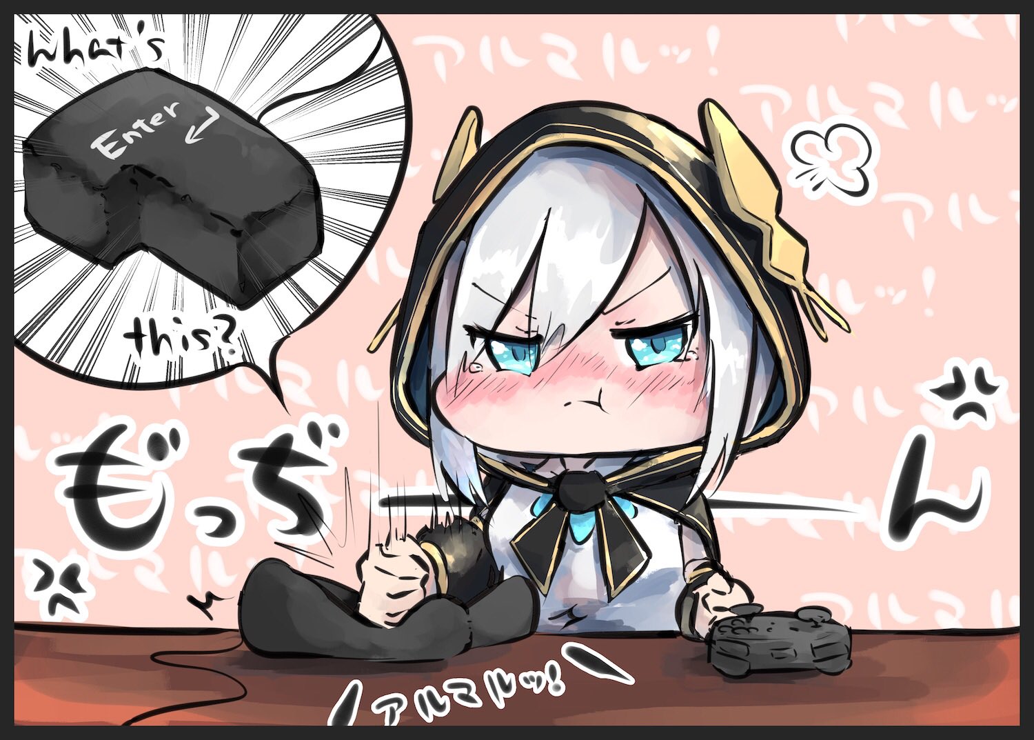 からすぼーし クソデカエンターキーにダイパーンするアルマル マル描いてちょんっ T Co Bj2hbbwumo Twitter