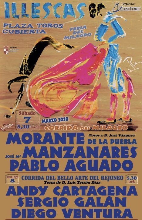 🥳 Esta Navidad... ¡Regala toros!
 
💚 Morante, Manzanares y Pablo Aguado, el 7 de marzo en Illescas.

🎫 ¡Compra ya tus entradas!

toroticket.com/176-entradas-t…