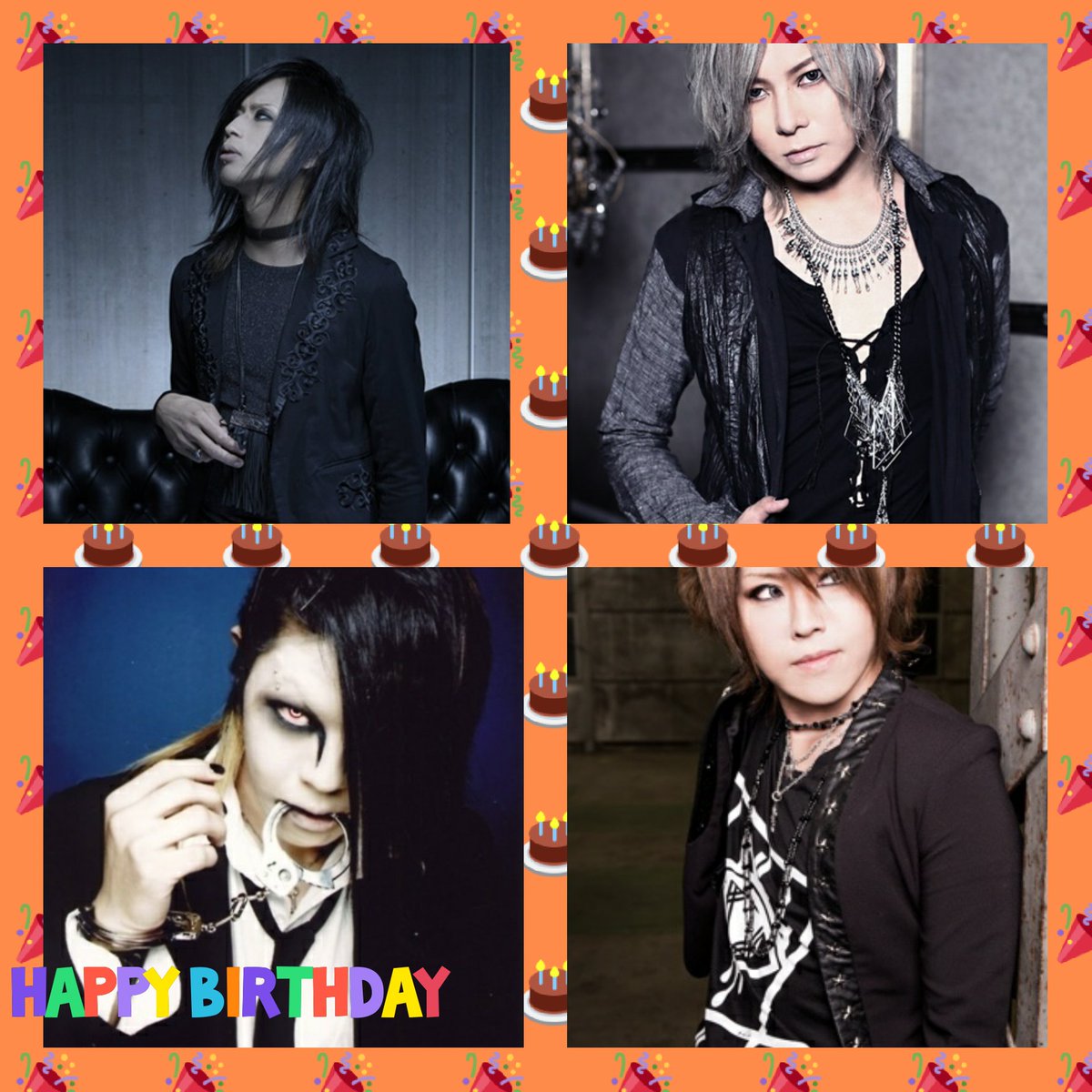 JRock77934305's tweet photo. Happy Birthday 🎂
26.12.2019
#Ryo ex.#Awoi
#Masato #Defspiral
#ShuU #Girugamesh
#Mitsujo ex.#HOSHI_no_HOUSE https://t.co/J7xG8zXwP7