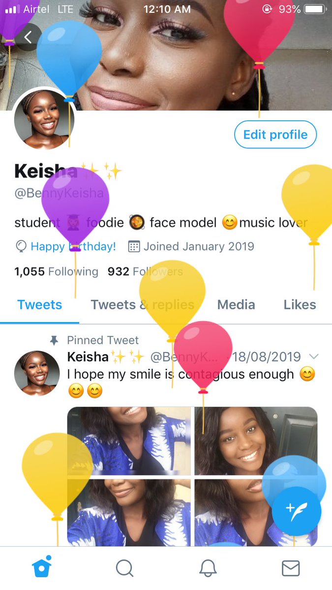 BennyKeisha's tweet photo. I got balloons today 🎊🎊 it’s my birthday Twitter, say a prayer for me 🙏🙏🙏 https://t.co/azbRERtQOb