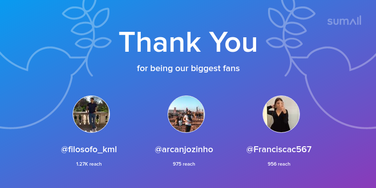 matttttcosta's tweet photo. Our biggest fans this week: filosofo_kml, arcanjozinho, Franciscac567. Thank you! via https://t.co/tlXRhDs3XL https://t.co/fZirq4JyZx