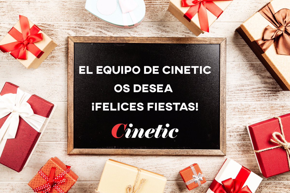 🎄 El equipo de Cinetic os desea felices fiestas 🎉