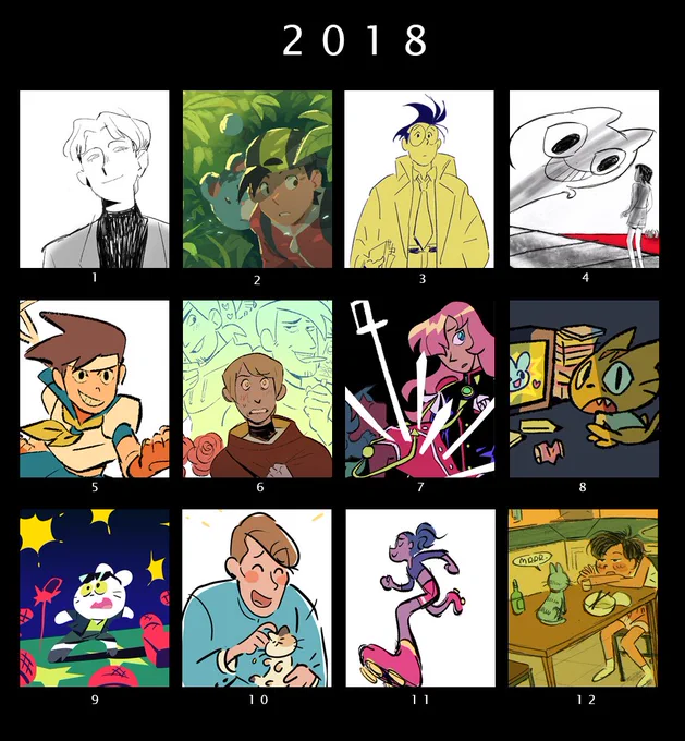 i skipped doing this for a yr so heres 2 of em. my reaction 2 2018 is just pls say sike.................... 