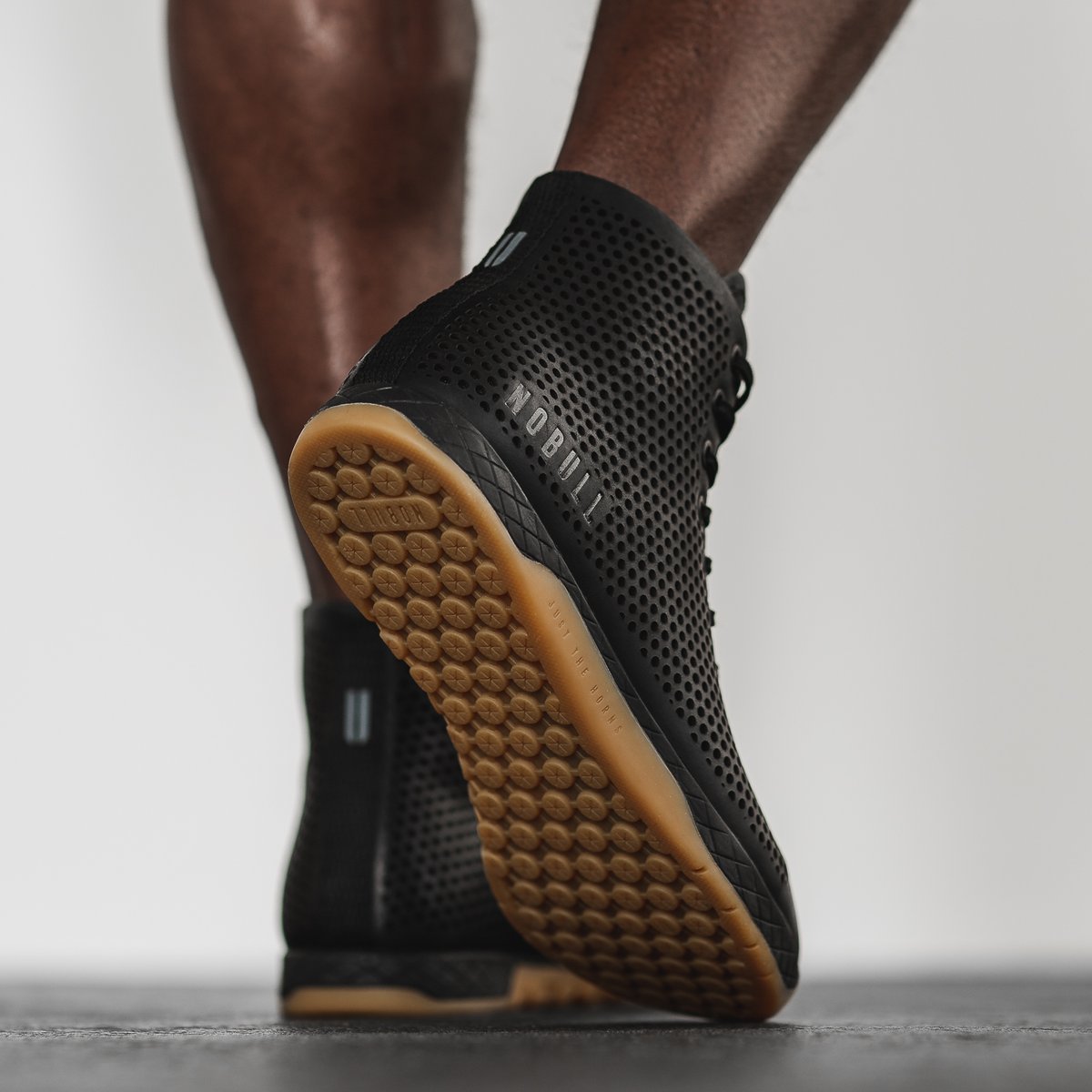 nobull high top black trainer