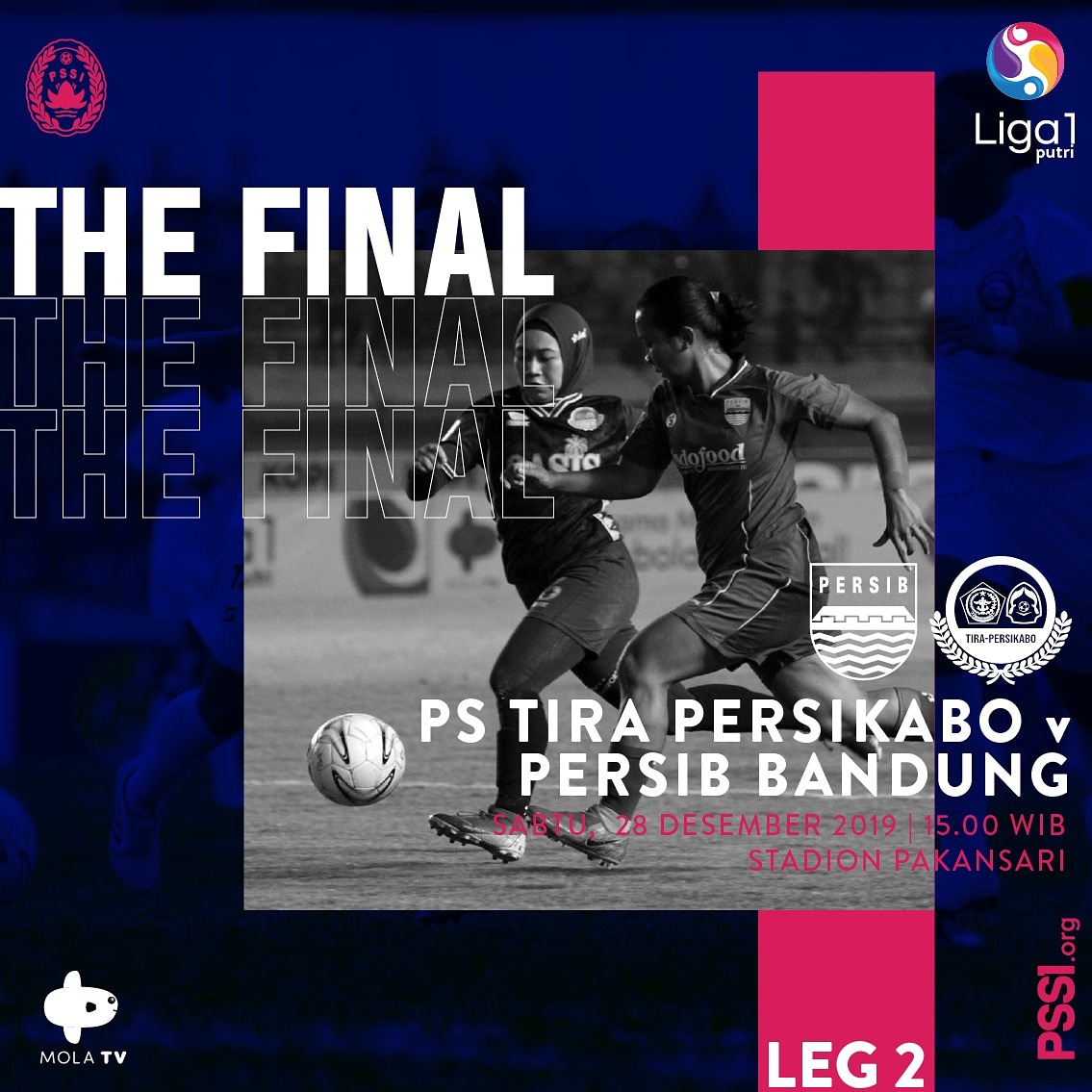 Laga puncak sudah di depan mata. Siapakah yang akan meraih gelar perdana Liga 1 Putri?

Saksikan perjuangan PS Tira Persikabo melawan Persib Bandung hanya di Mola TV.

#PSSINow #Liga1Putri #Final #PertiwiBerani