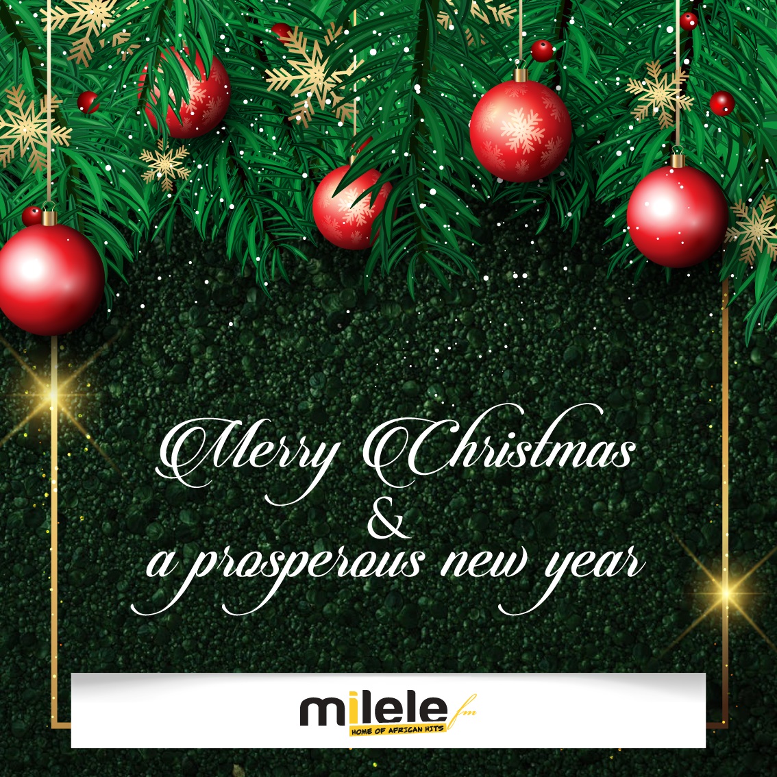 Milele fm tunawatakia wasikilizaji wetu heri njema za Krismasi na mwaka mpya 2020 wenye baraka tele... Endelea kuskiza Milele msimu huu kwa burudani na mengi. Watakie jamaa na Familia heri njema