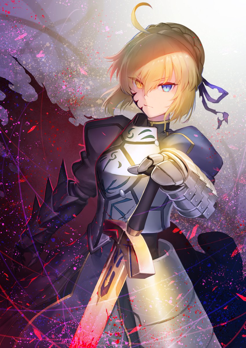 アルトリア・ペンドラゴン 「#fate 」|中村エイトのイラスト