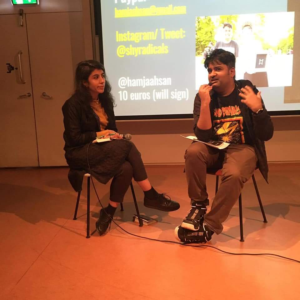 HamjaAhsan's tweet photo. Shy Radicals talk in Rotterdam, Netherlands @shyradicals #introfada #introfadaNL https://t.co/sVRCONelTa