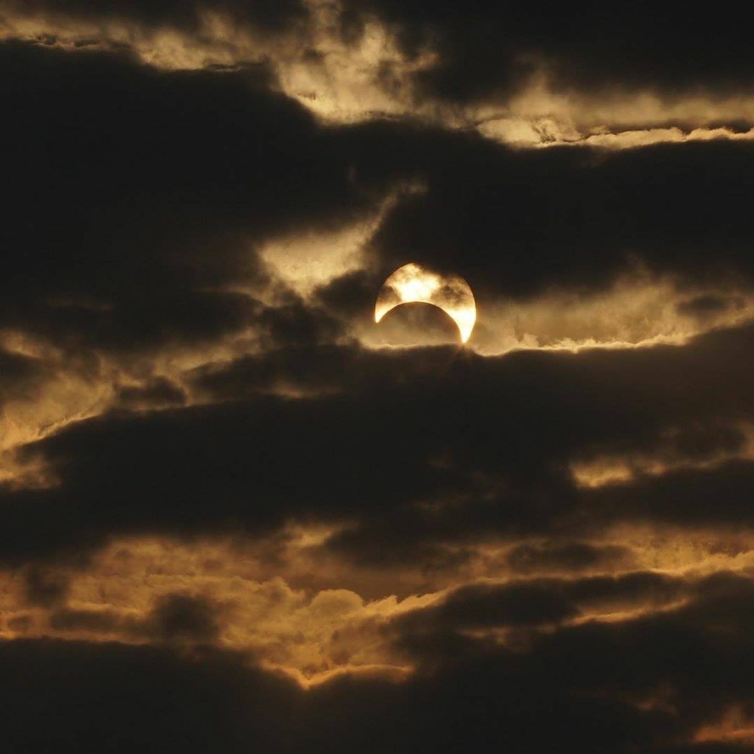lusailnews's tweet image. صور جديدة لرصد ظاهرة الكسوف الحلقي في سماء #قطر

#الكسوف_الحلقي
#Eclipse2019 #كسوف_الشمس