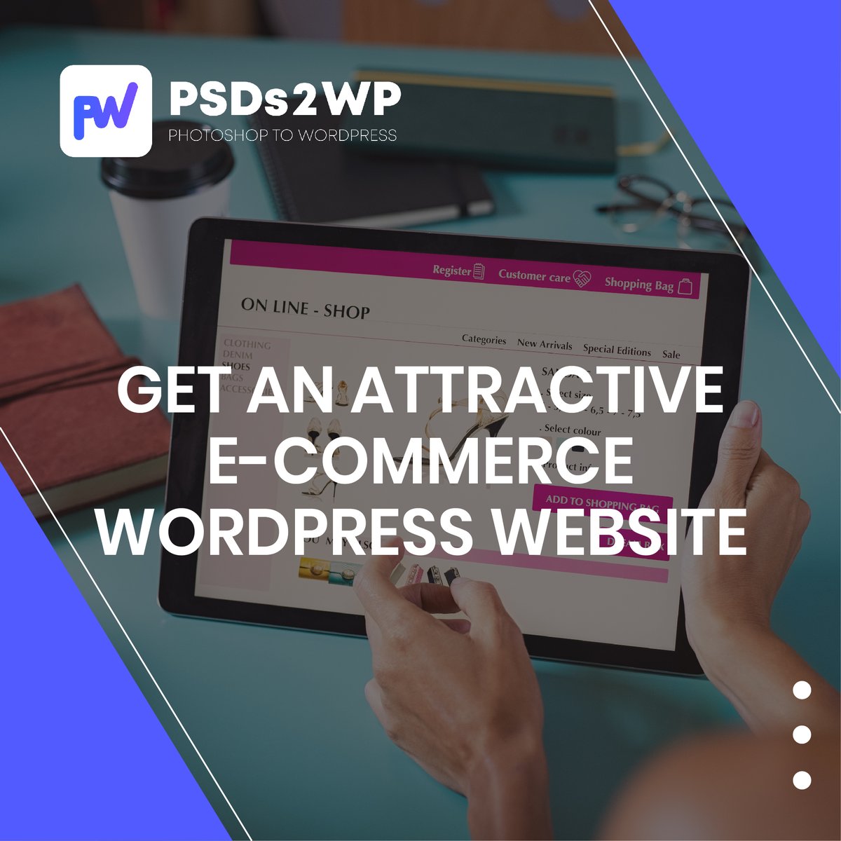 PSDs2WP's tweet photo. Want to set up an online store🏪? Don't forget to make it attractive! Hire experienced #eCommerce WordPress developers.
https://t.co/VUzwJahtNh
#ecommercewebsite #ecommercedevelopment #webdevelopmentexpert #webdevelopment #wordpressdevelopers #wordpressdevelopment #psds2wp https://t.co/aJA1hJi7FN