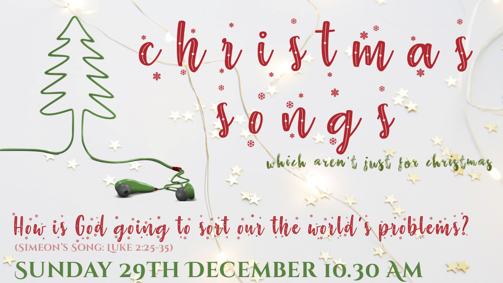 GraceCCTipton's tweet photo. How will God sort out the world's problems?
Join us to explore that question through the lens of Christmas and an old man's song.
10.30 am.
Refreshments will be served afterwards!
#GCCSundayAM #Tipton https://t.co/gvmBsspY9t