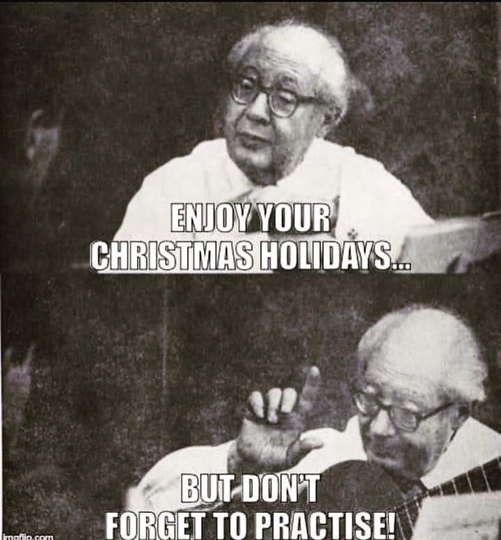 I want to wish you all a wonderful Christmas holiday, and a new year full of peace, joy and inspirational music!🎄🎅🏻⛄️🍷🎉🎶