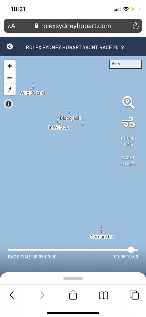 InfoTrack_AUS's tweet photo. 5 hours into the big race and we’ve maintained second position. Want to keep an eye on how we’re tracking on your own device? Be sure to visit https://t.co/XCYNvcRbqN

#infotracksupermaxi #sydneyhobart #rolexsydneyhobart #rshyr #supermaxi #yacht #maxi #maxiracing #rolex https://t.co/TrbVjzkK7C