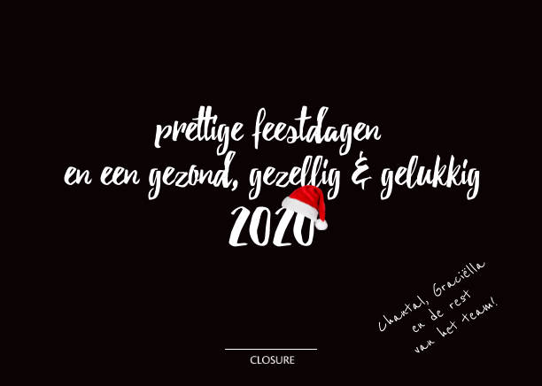Closure wenst iedereen fijne feestdagen!

#closure #kerst #feestdagen #holidays #christmas