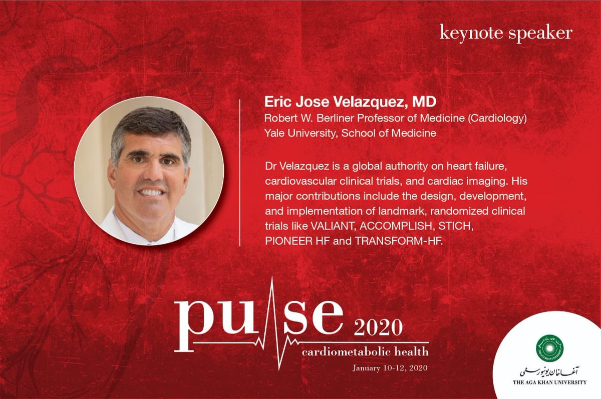 Looking forward to welcoming international and national speakers at #pulse2020 @AKUGlobal @AkuCardiology 1st #CV conf #Pakistan #cardiometabolic #ep #imaging #structural #chip @AdilHaiderMD @ZainabASamad @ShahabHunaina @w1cky1996 @ericjvelazquez @YaleCardiology @DukeCardiology