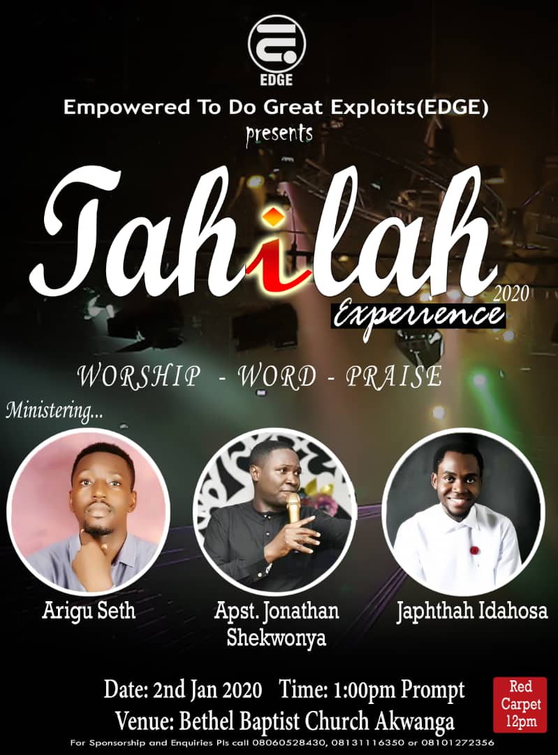 edgexploits's tweet photo. EDGE
Tahila Experience 2020 live in the City of Akwanga.

#EDGE #Tahila2020 #experience #WorshipGod @GANGA_UNLIMITED @Ibrahim07186665 @peacekpaba #NasarawaTwitterCommunity
#God https://t.co/JvXKfoLfLS