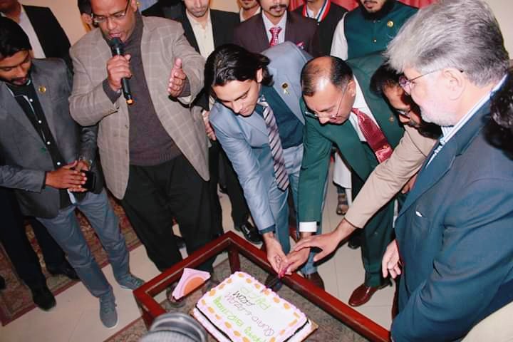 Basit Ali Cdre Hussain Sial Si M Joined As Chief Guest At The Cake Ceremony To Tribute Quaid E Azam Muhammad Ali Jinnah Organized By Professional Youth Foundation Of Pakistan At Services Mess