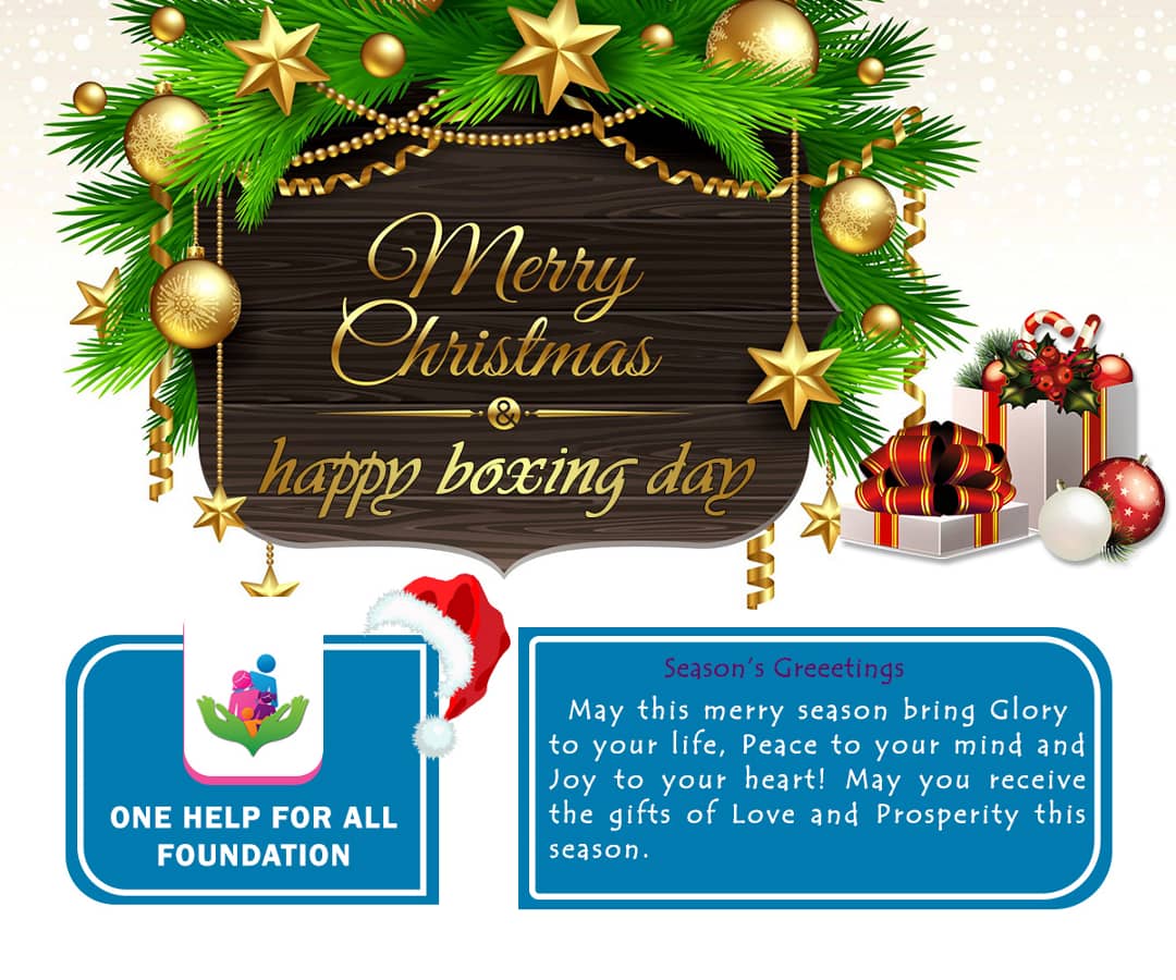 OneHelpForAll's tweet photo. Enjoy this festive period family. God bless you all for your kind gesture 🙏🙏 https://t.co/gq9MJm0GYT