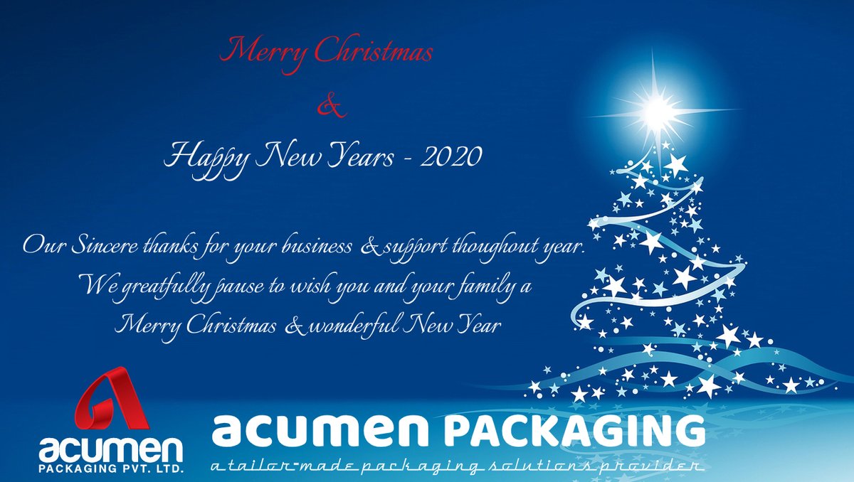 Seasonal Greetings #2020
#acumenpackaging #packagingnaukri #Plasticnaukri