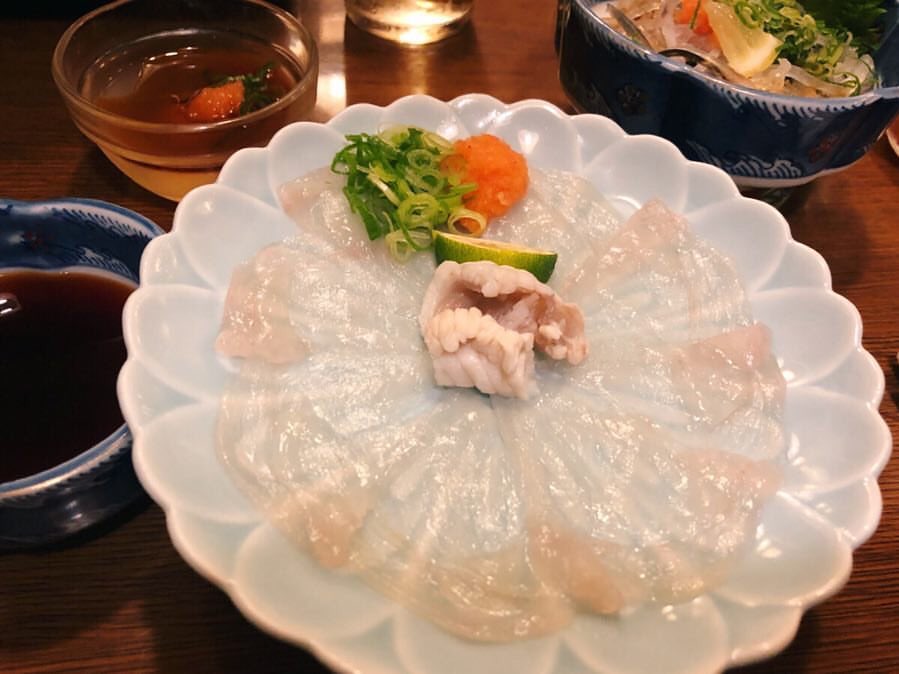 Miyu 日本最強のふぐ料理 ふぐ義 美味しすぎて ほっぺた落ちた