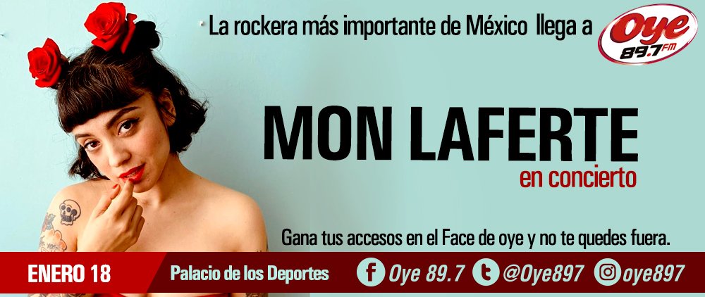 OyeWatahell's tweet photo. #VamosAFestejarQue Hoy se va un acceso para estar en el concierto de la bellisima @monlaferte ‼️😎👌🏼
Participen en #ElThrowBackThursday proponiendo la mejor rolita de la década y registrense al 51 66 31 89, vía mensaje directo o en los comentarios🤩📞📞 https://t.co/TTtwFtnSQX