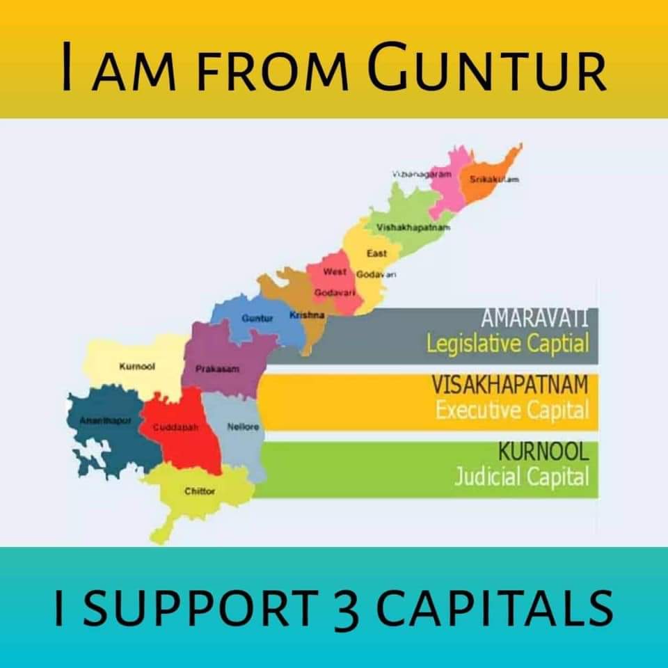 indhusworld's tweet photo. I am from Guntur and CRDA region, I support three capitals....
#6MonthsOfCMYSJagan
#ISupport3Capitals
#DreamAP
#APCapitals
#APThanksYSJagan
#VizagThanksYSJagan
#KurnoolThanksYSJagan
#AmaravatiThanksYSJagan
#YSJaganMarkGovernance https://t.co/fTxfUkKrZf