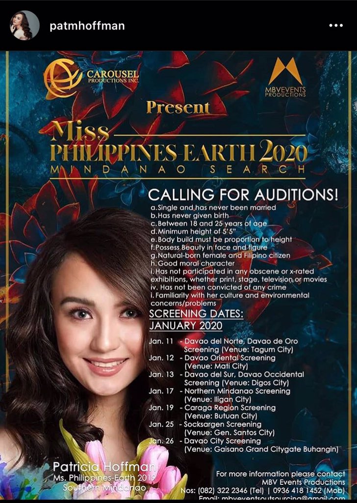 beenth3re's tweet image. @MissEarth  local pageant in Mindanao. The search is on to represent your Municipality, City or Province. #WiderCoverage