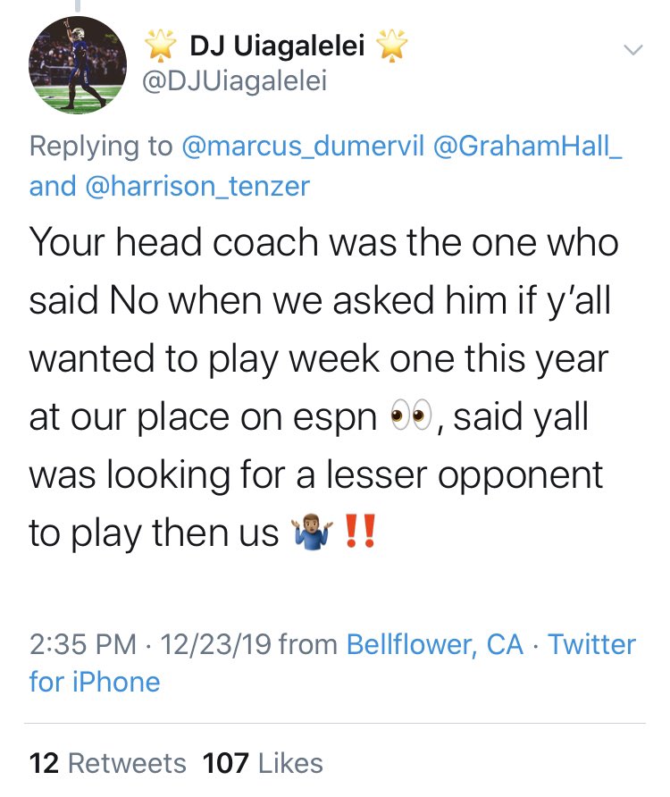 STA_Barstool's tweet image. DJ Uiagalelei out here lying. #KingCap #StopSnitching #StopLying