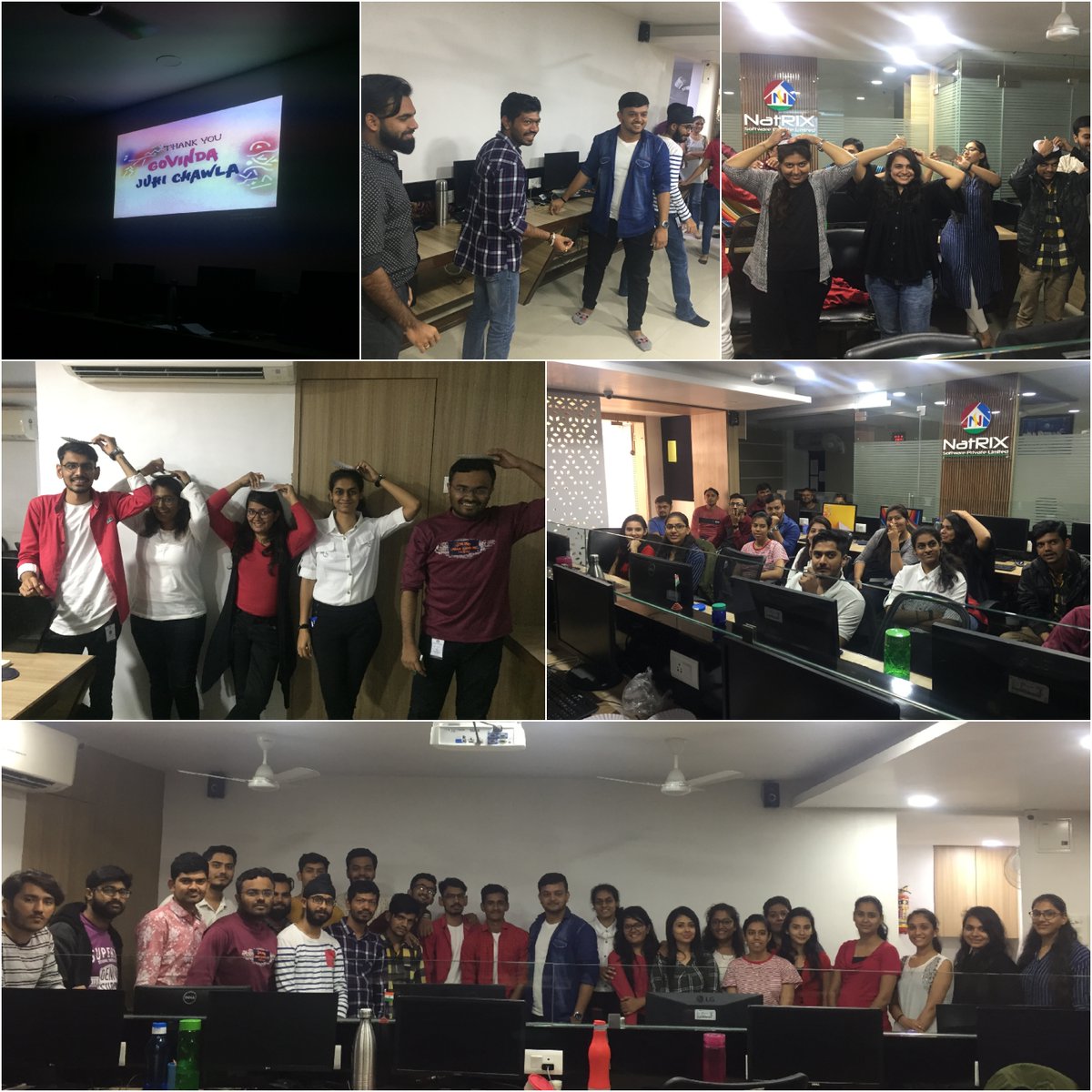 natrixsoftware's tweet photo. To win in the marketplace you must first win in the workplace.
#natrixsoftware celebrate Christmas by #gameactivities ,#fun ,#food #movies #secretsanta #teamgame .Here some glimpse of our happy employees faces. https://t.co/wkIftOpzKy