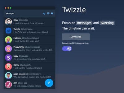 sc_DIFF's tweet photo. 【ツイ廃に朗報】Twitter DMおよびメニューバーからのツイートができる無料デスクトップアプリ！
https://t.co/uW0Fd5rIi9

@thekitze
@twizzle_app 
@sizzyapp 
@jsui_app 
Thank you for the great product ! https://t.co/XrlkdEPTDO