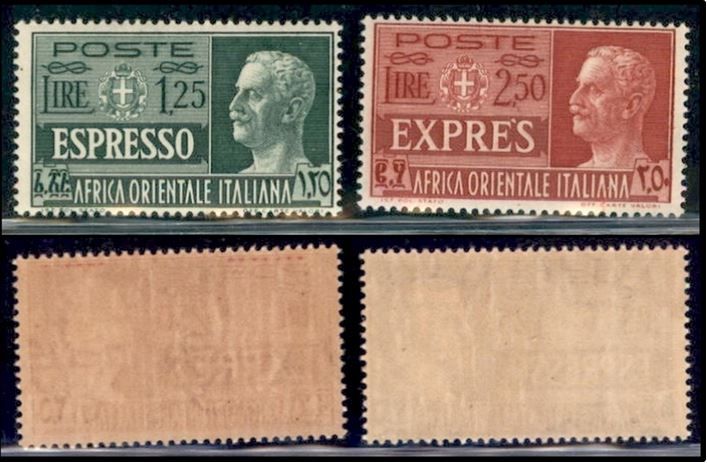 AuctionsGallery's tweet photo. AUCTION GALLERY ASTA VELOCE 7 GENNAIO 2020
https://t.co/BtmzAvpW0C
LOTTO 249 #Africa #Orientale #Italiana ** #Espressi 1938 (1/2) serie completa (150)
OFF.MIN. EURO 15
Tel. +390550457959
info@auctiongallery.it
#italy #stamp #sello #timbre #briefmarken #filatelia #philatelie #asta https://t.co/hg2cZ3SZdt